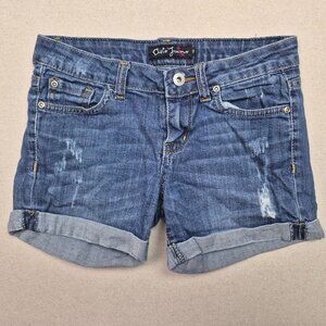 Cielo Jeans Women's Cut Off Denim Shorts Rolled Cuff Sz S EXCELLENT CONDITION!!!
